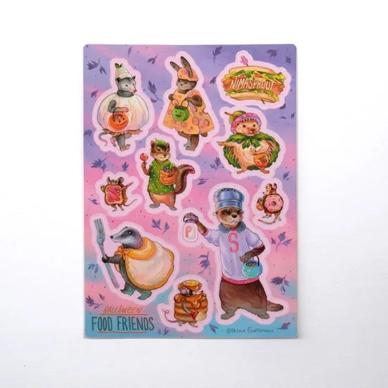 Food Friends Sticker Sheet