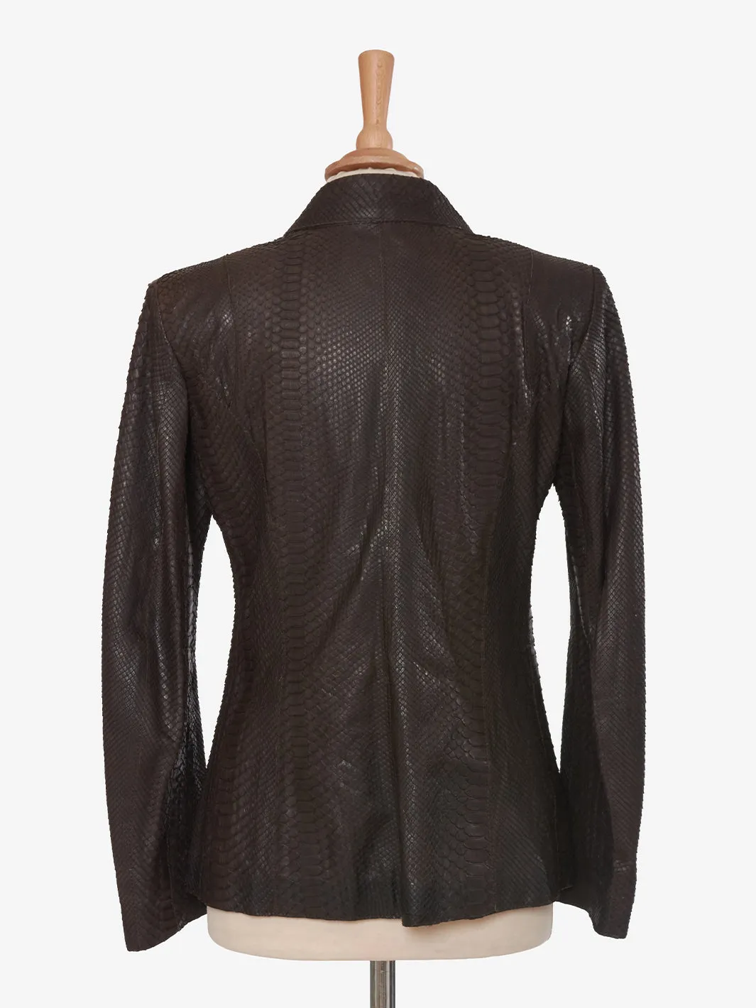 Fratelli Rossetti Brown Python Jacket