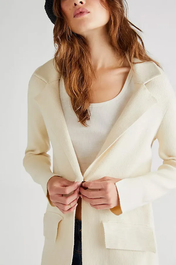 Free People Sarah Sweater Blazer