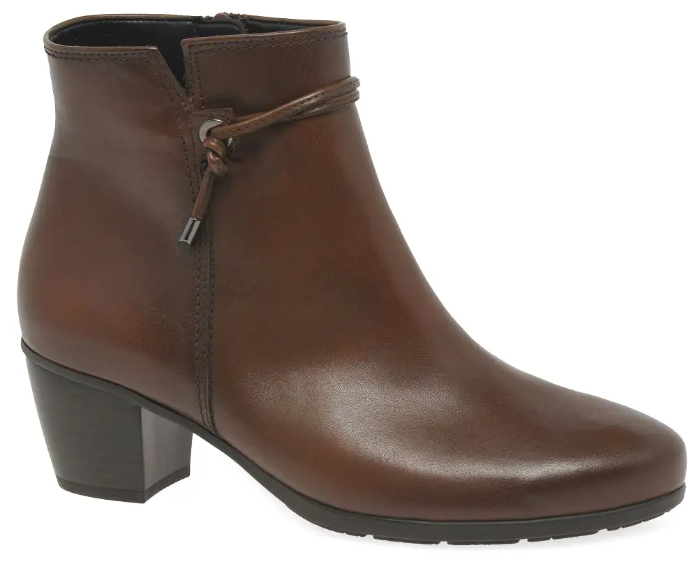 Gabor Ela 35.522 Womens Leather Zip Fastening Ankle Boot