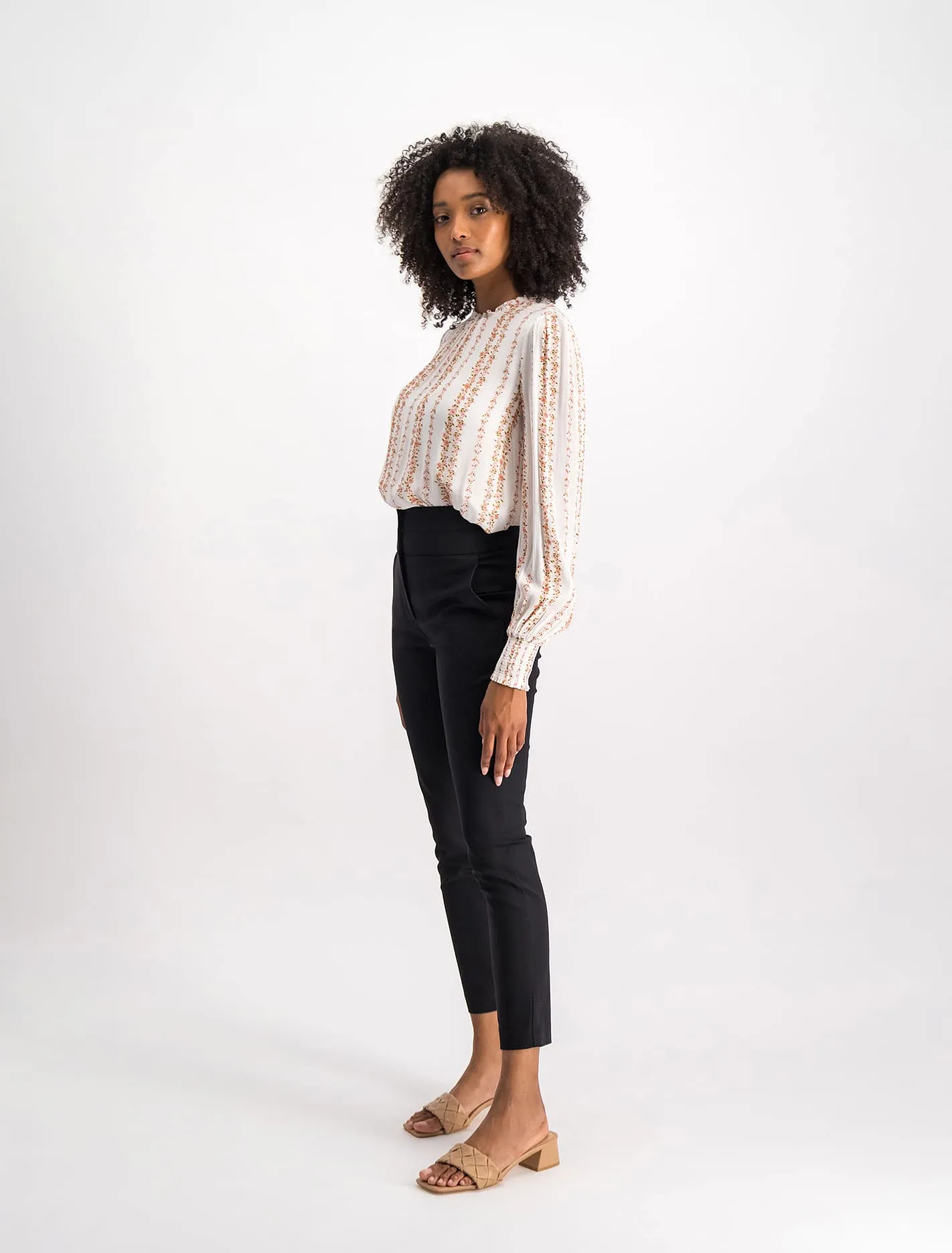 Georgia High Waist Full Length Pants