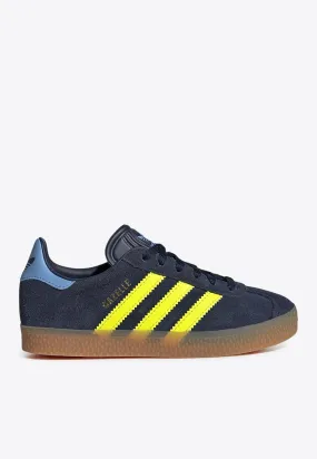 Girls Gazelle Suede Sneakers