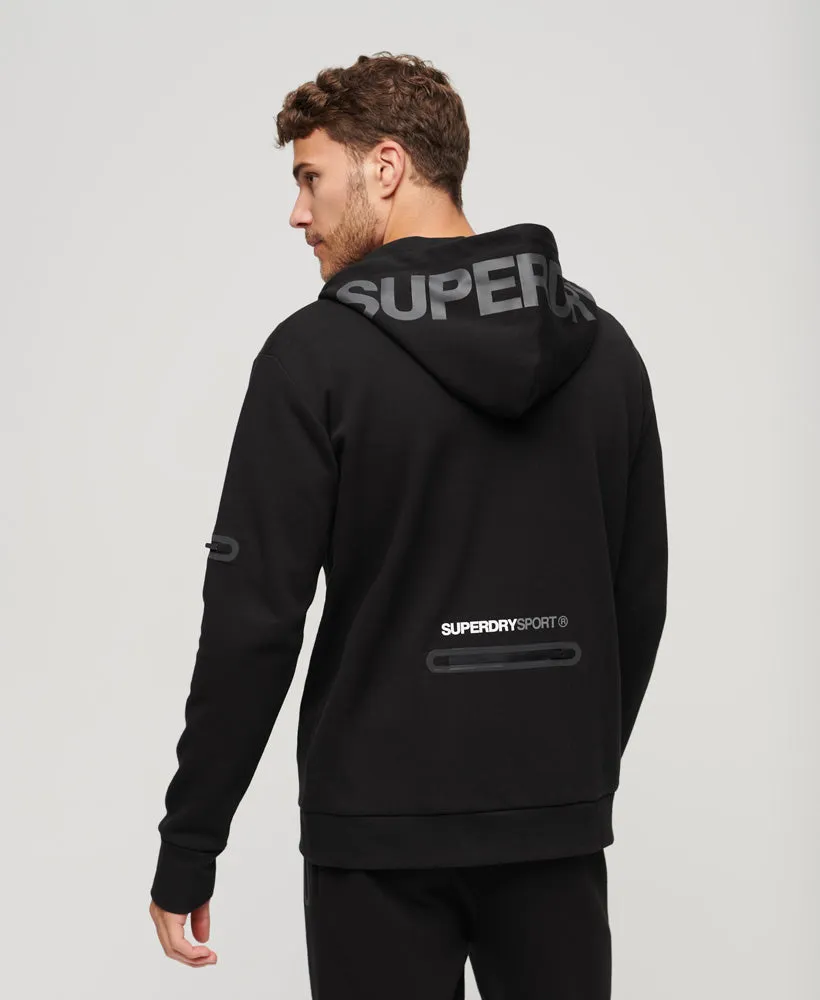 Gymtech Zip Up Hoodie | Black