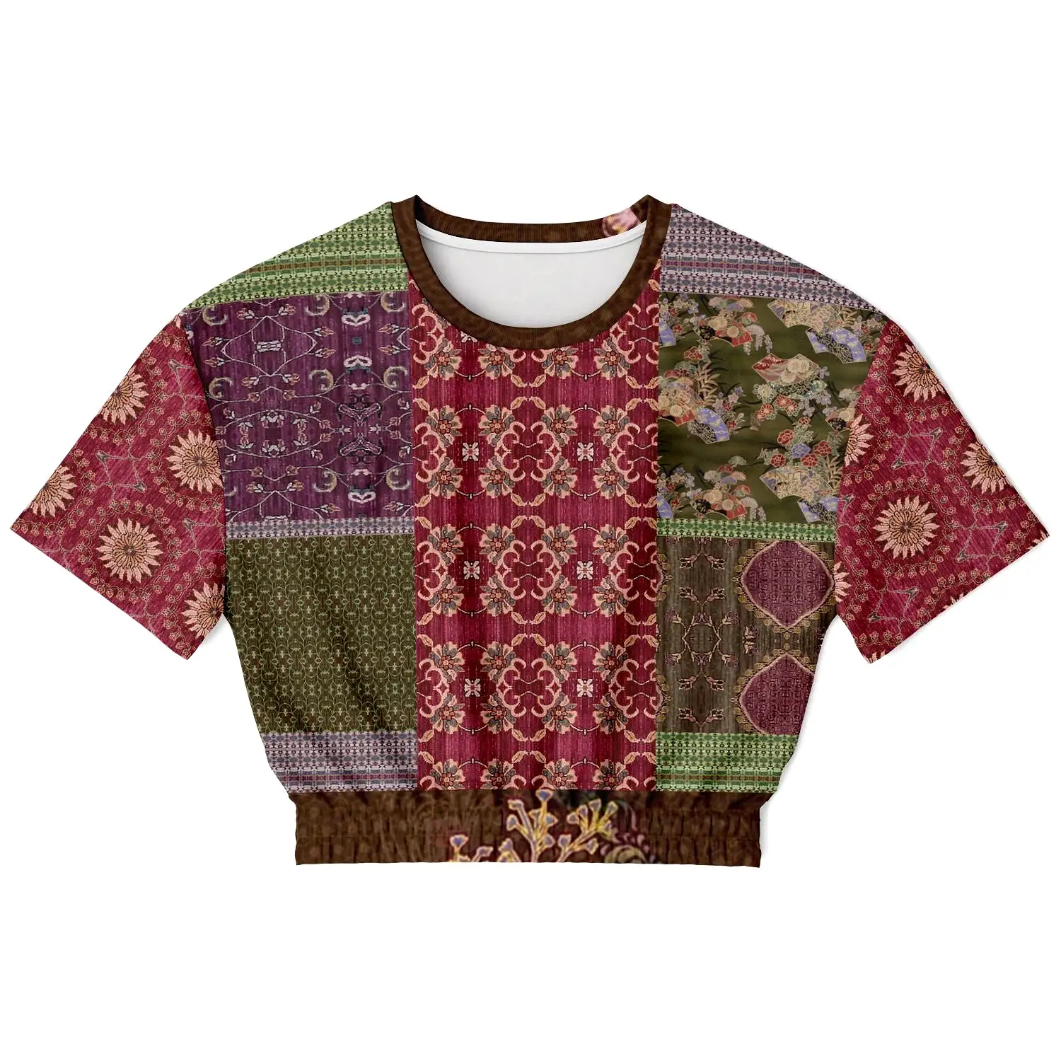 Gypsy Haight Short Sleeve Cropped Eco-Poly Sweater