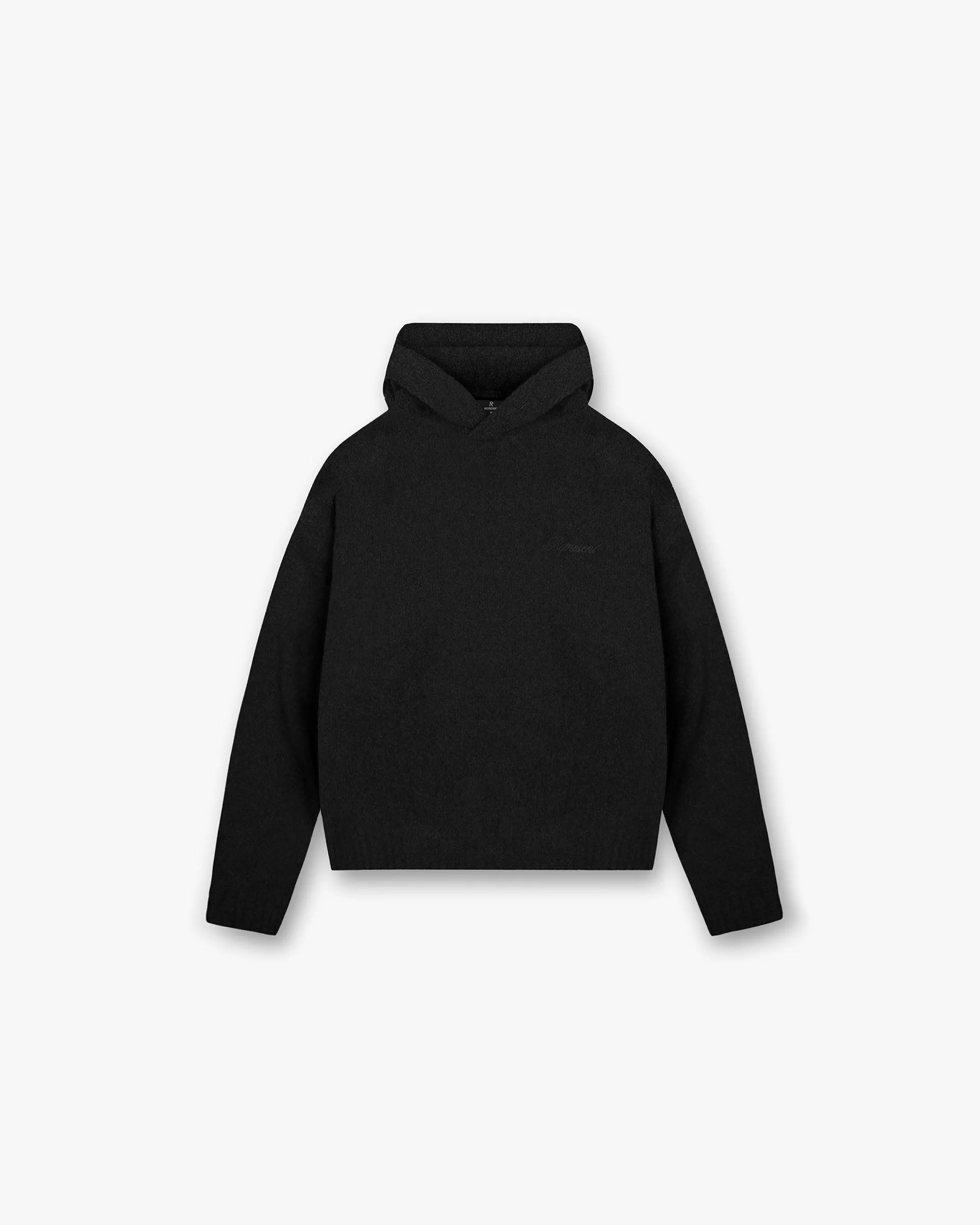 Heavy Boucle Hoodie - Jet Black