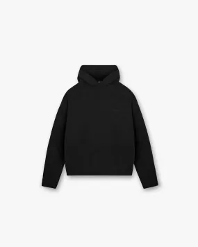 Heavy Boucle Hoodie - Jet Black