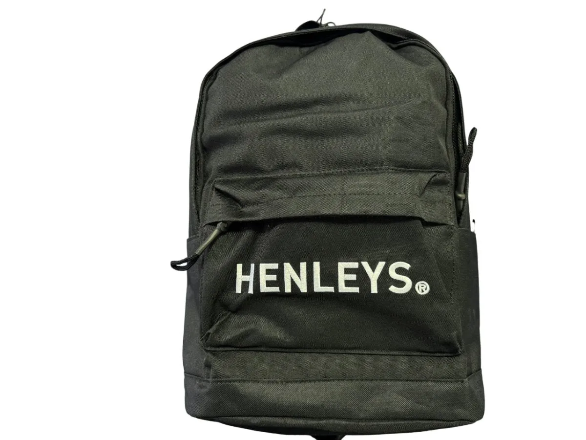 HENLEYS BLACK BACKPACK