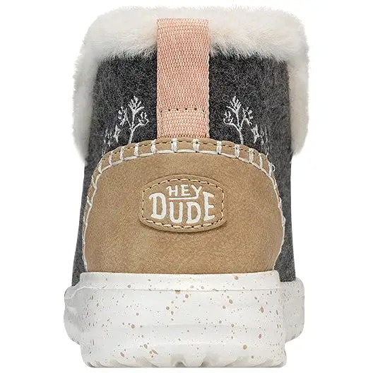 Hey Dude Denny Wool Womens Warm Lined Ankle Boot