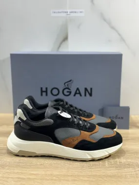 Hogan Hyperlight uomo sneaker Pelle Nero memory foam Luxury Hogan 40.5