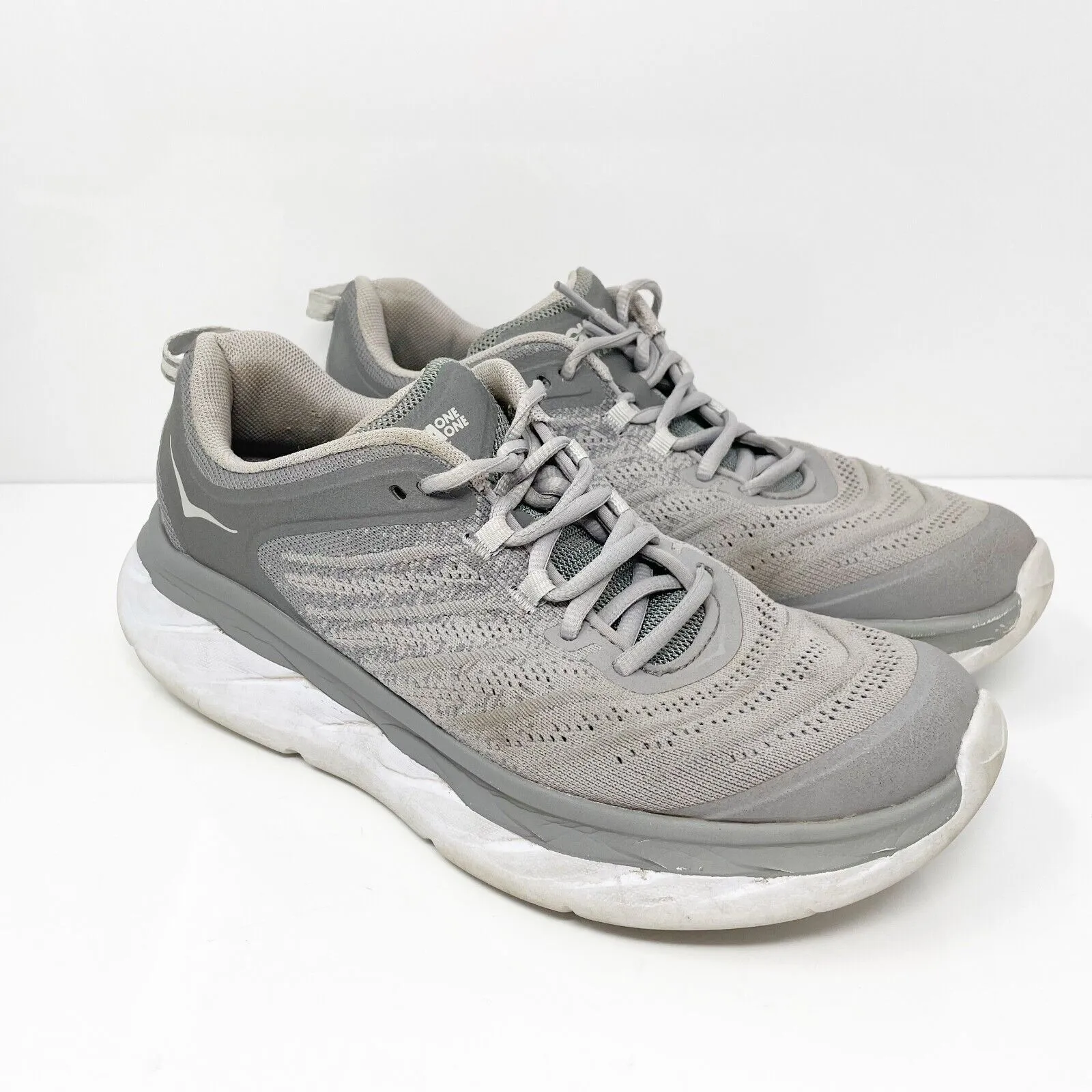 Hoka One One Womens Akasa 1099739 FGSS Gray Running Shoes Sneakers Size 8.5