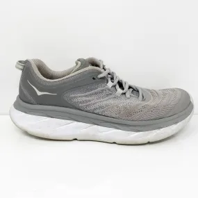 Hoka One One Womens Akasa 1099739 FGSS Gray Running Shoes Sneakers Size 8.5