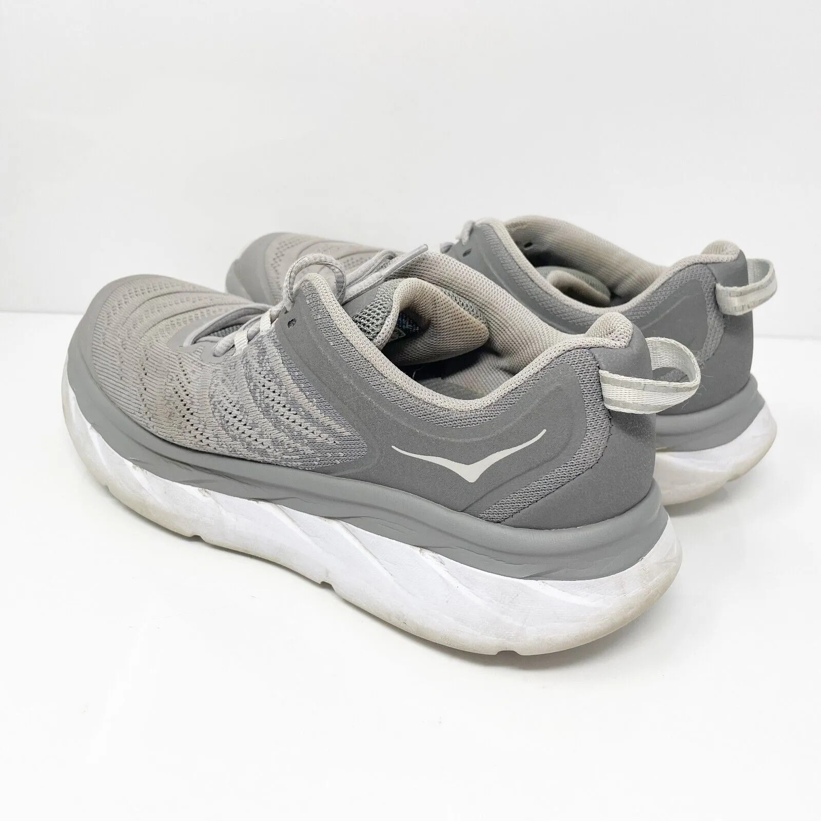 Hoka One One Womens Akasa 1099739 FGSS Gray Running Shoes Sneakers Size 8.5