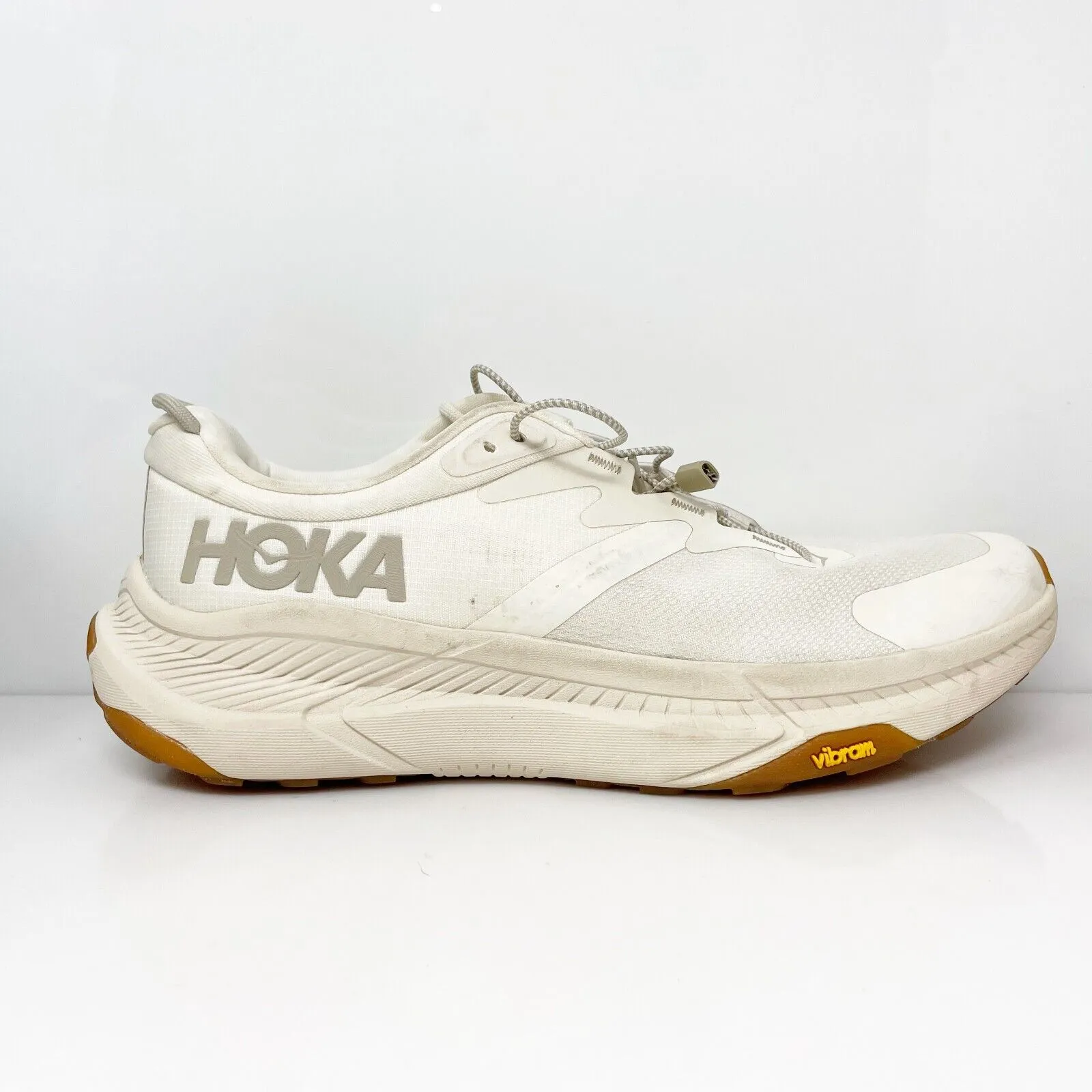 Hoka One One Womens Transport 1123154 EEGG White Running Shoes Sneakers Sz 9.5 B