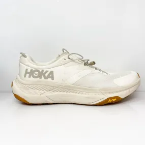 Hoka One One Womens Transport 1123154 EEGG White Running Shoes Sneakers Sz 9.5 B