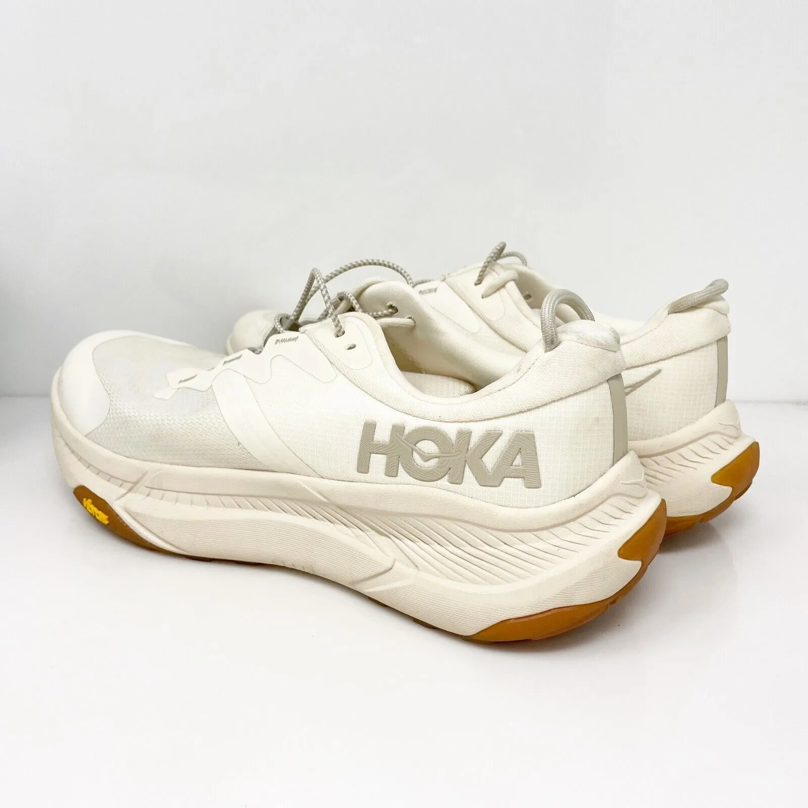 Hoka One One Womens Transport 1123154 EEGG White Running Shoes Sneakers Sz 9.5 B