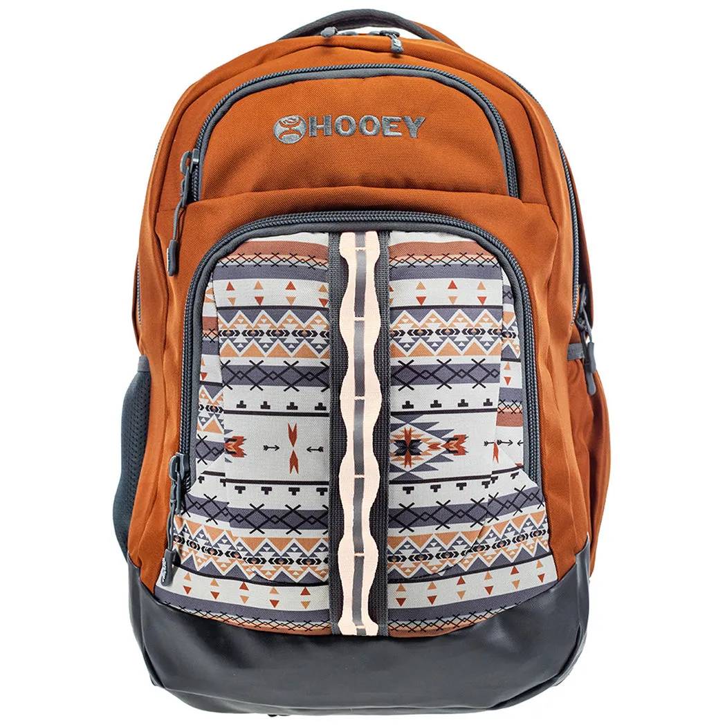 Hooey Cream Rust & Grey Aztec Backpack