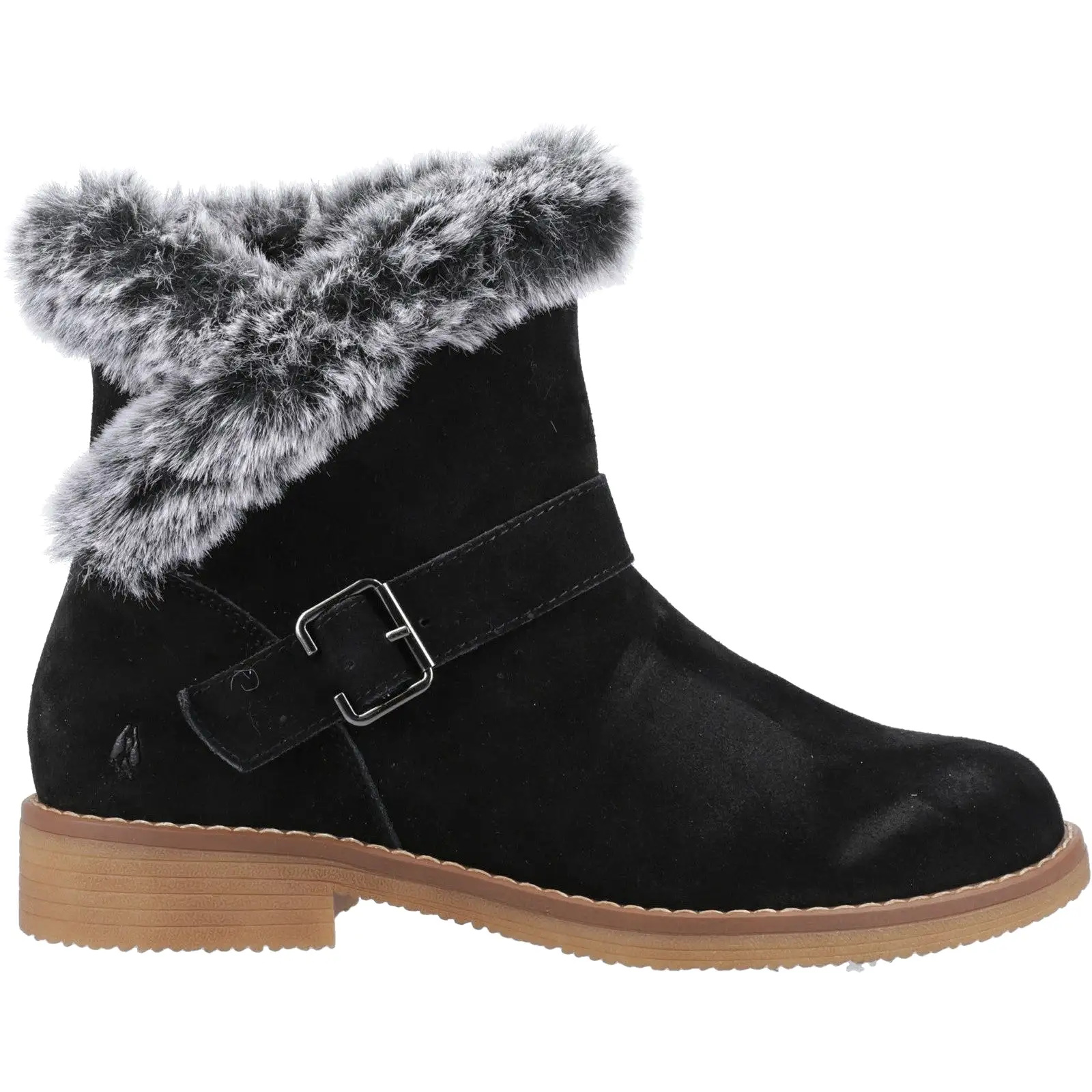 Hush Puppies Hannah Womens Suede Leather Ankle Boot