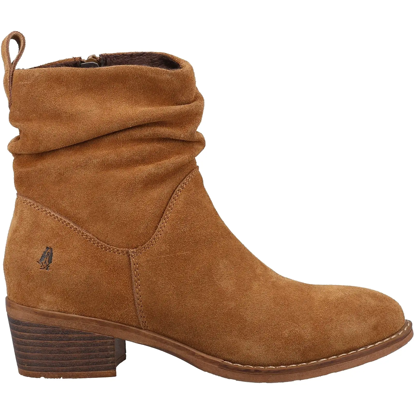 Hush Puppies Iris Womens Suede Leather Ankle Boot