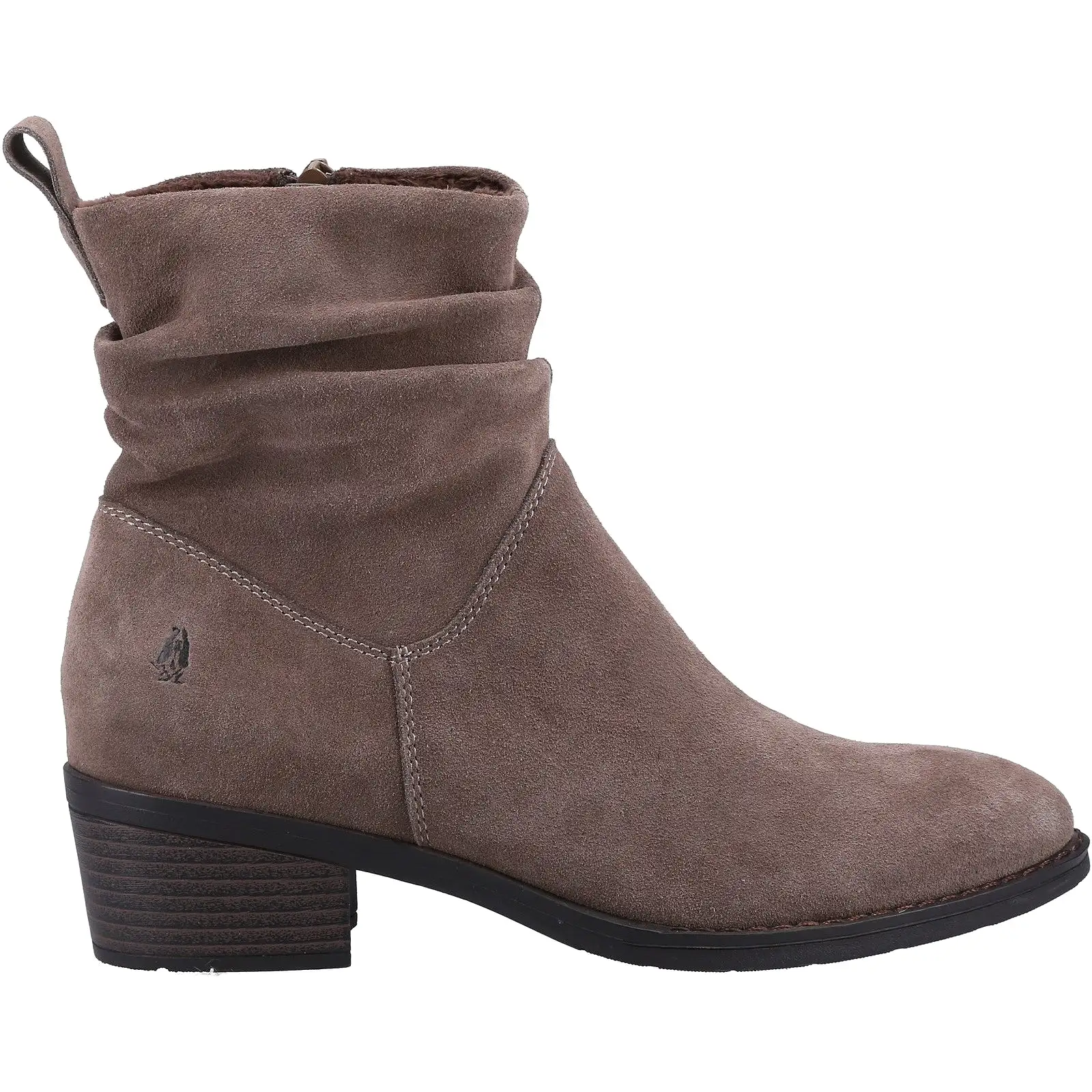 Hush Puppies Iris Womens Suede Leather Ankle Boot