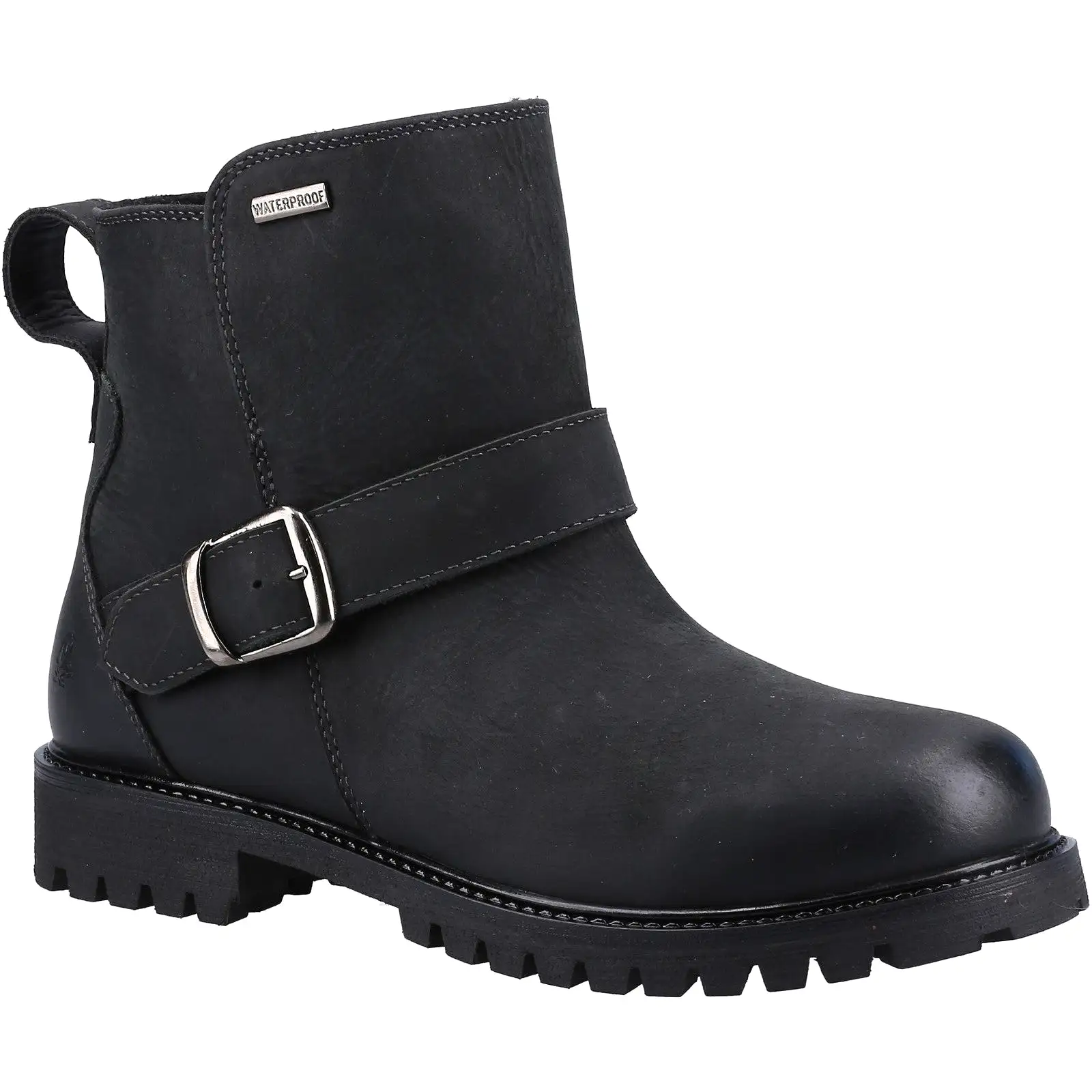 Hush Puppies Wakely Womens Waterproof Leather Ankle Boot