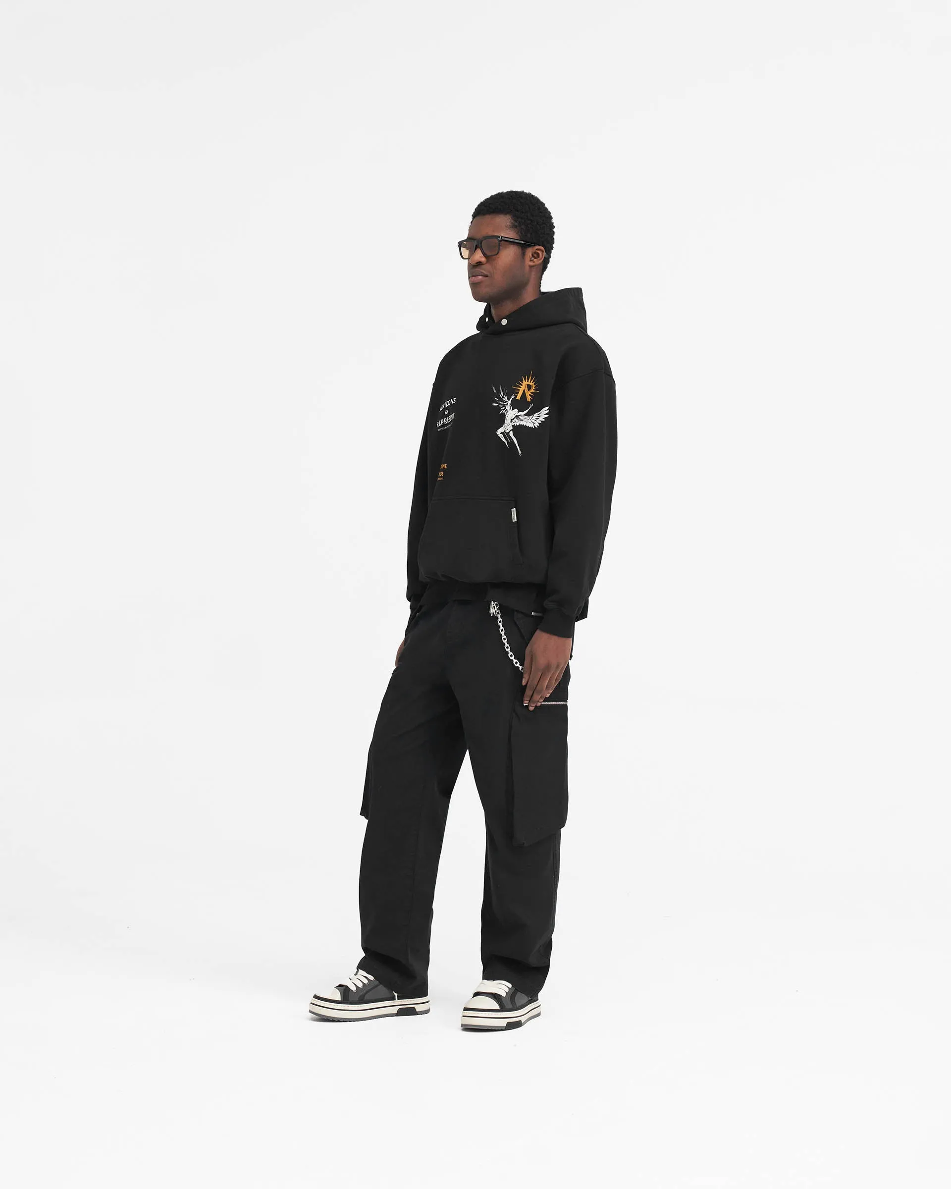 Icarus Hoodie - Jet Black