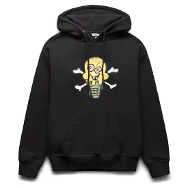 ICE CREAM CONES HOODIE - BLACK