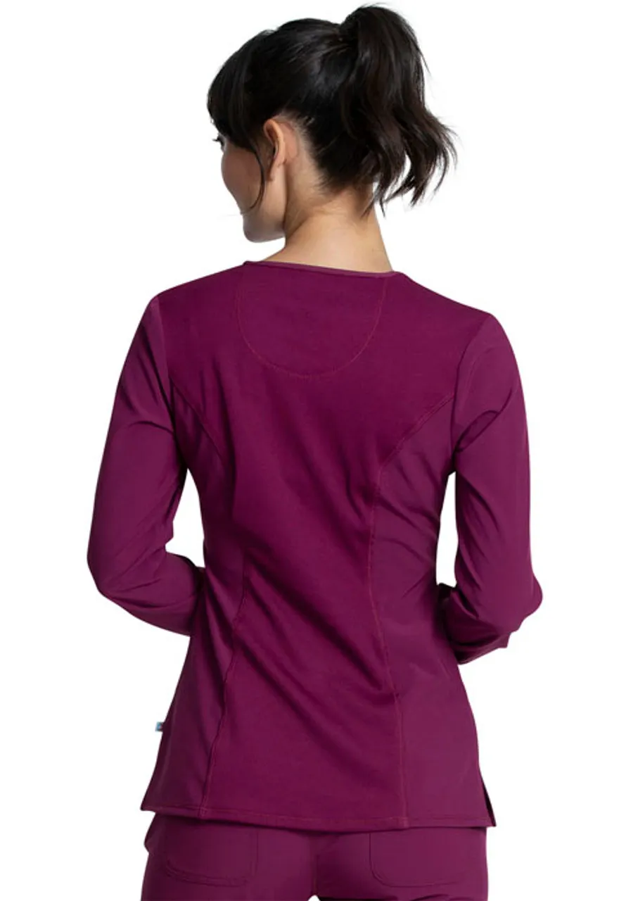 Infinity Infinity Legacy Collection Women's Long Sleeve V-Neck Top #CK781A