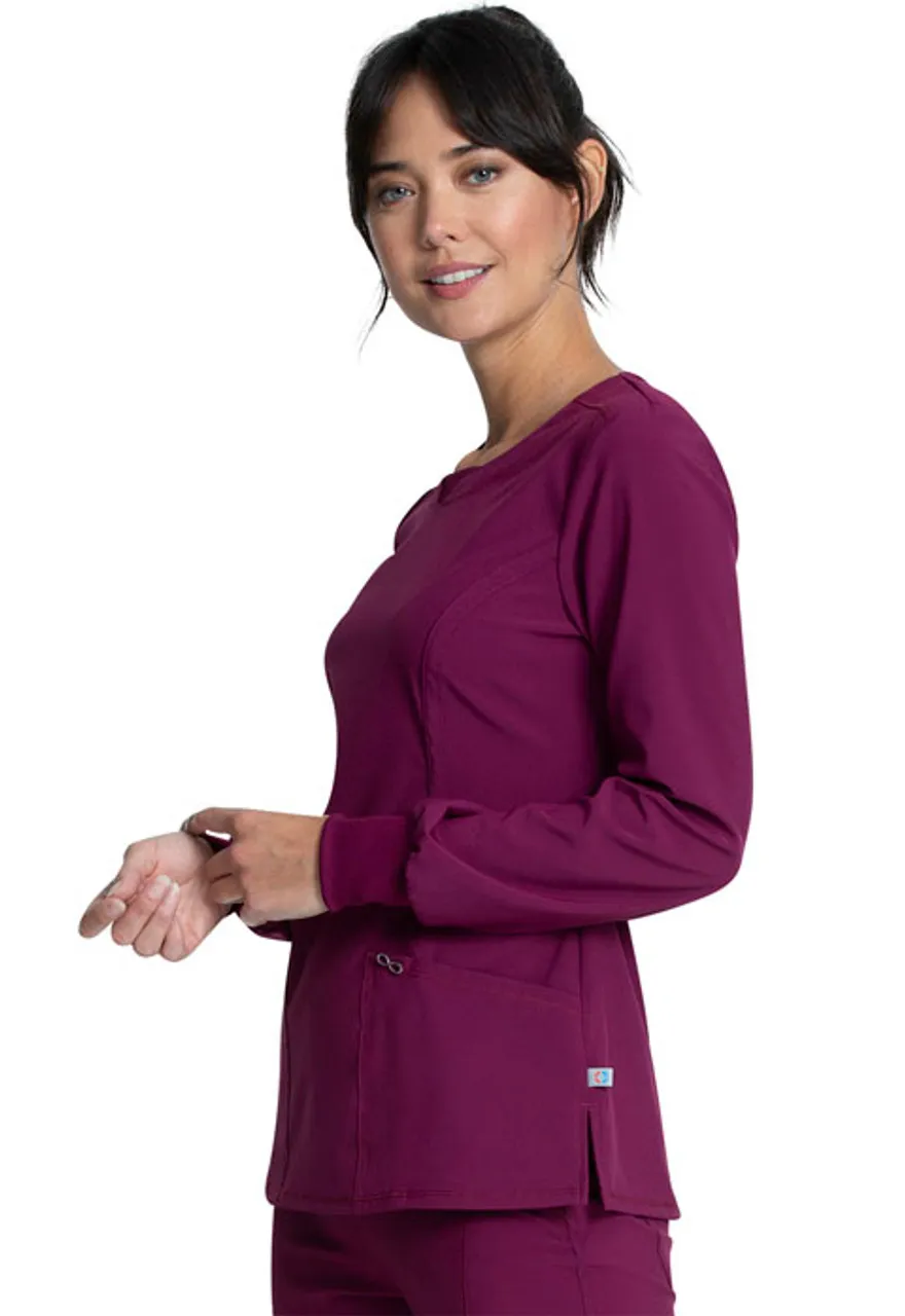 Infinity Infinity Legacy Collection Women's Long Sleeve V-Neck Top #CK781A