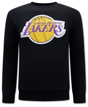 Lakers Print Men Sweater |