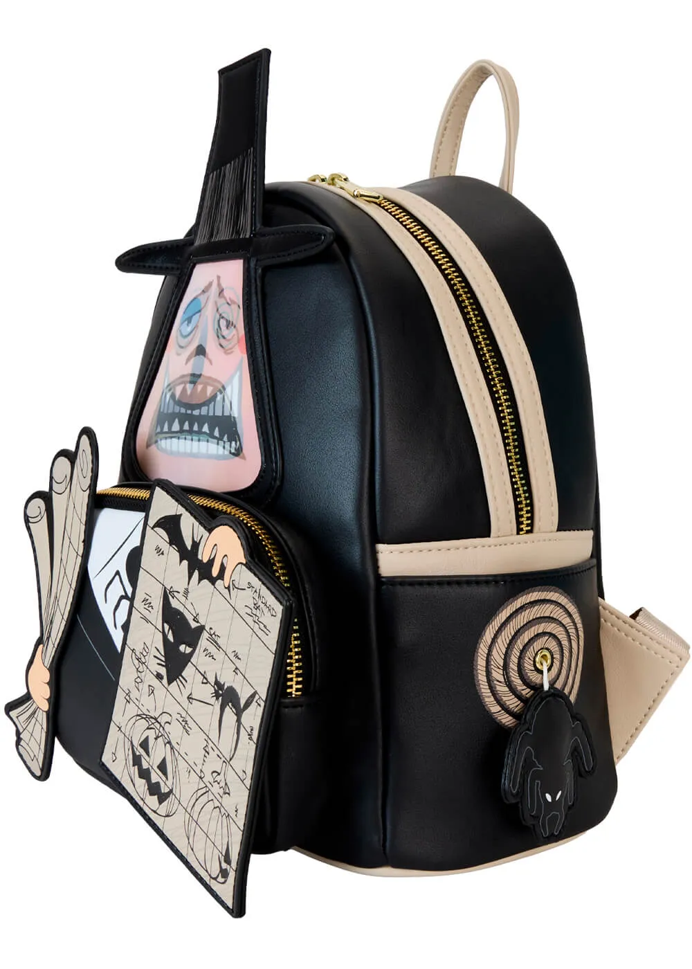 Loungefly Disney Nightmare Before Christmas Mayor With Halloween Plans Cosplay Backpack Black