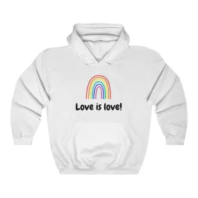 Love Is Love Rainbow Hoodie