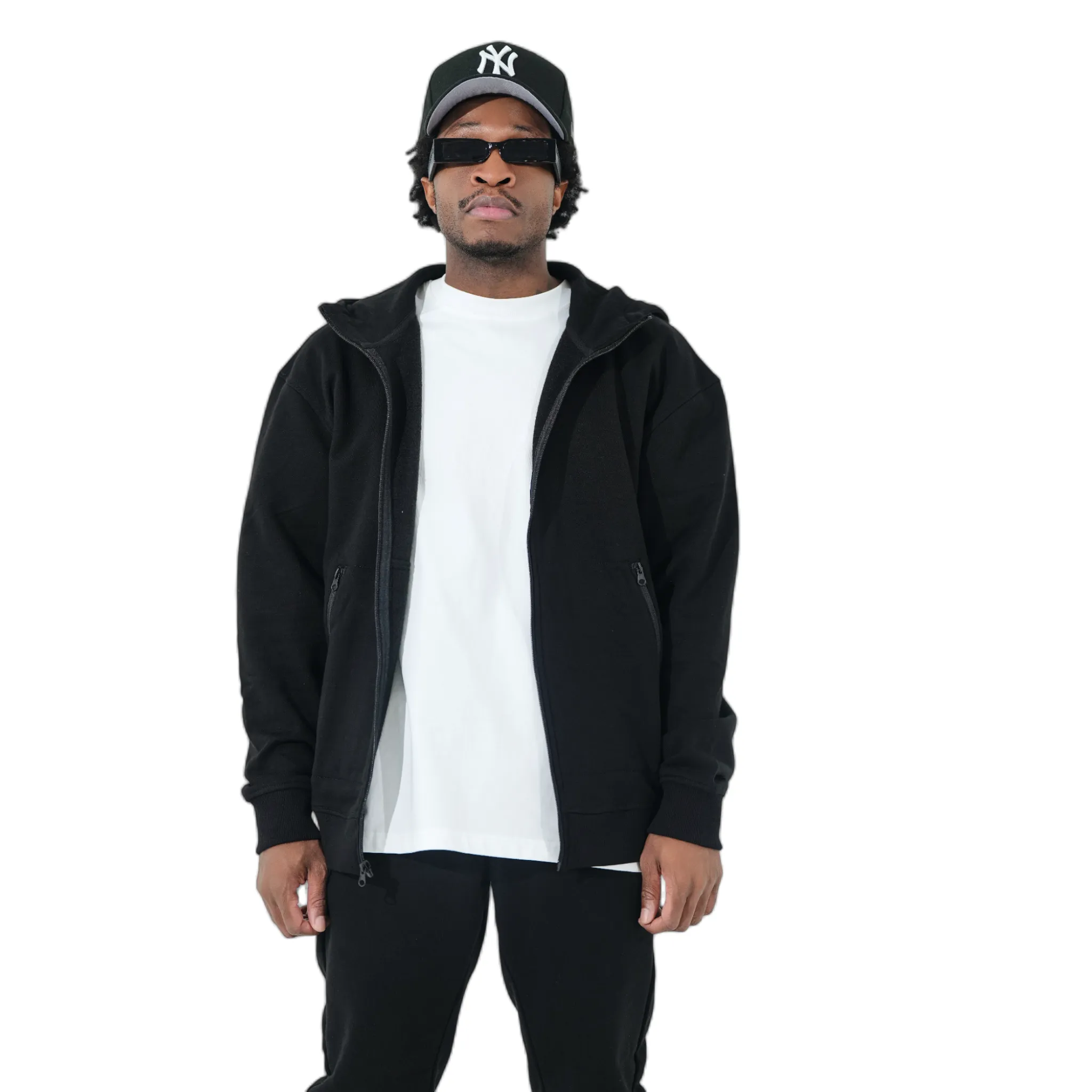 Lux Blanco Hoodie : Black