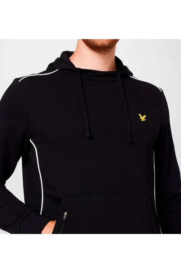 Lyle & Scott Pipe Hoodie Black