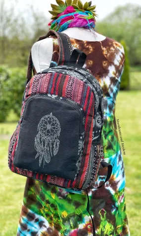 MAGICAL BLACK DREAMCATCHER BACKPACK / RUCKSACK