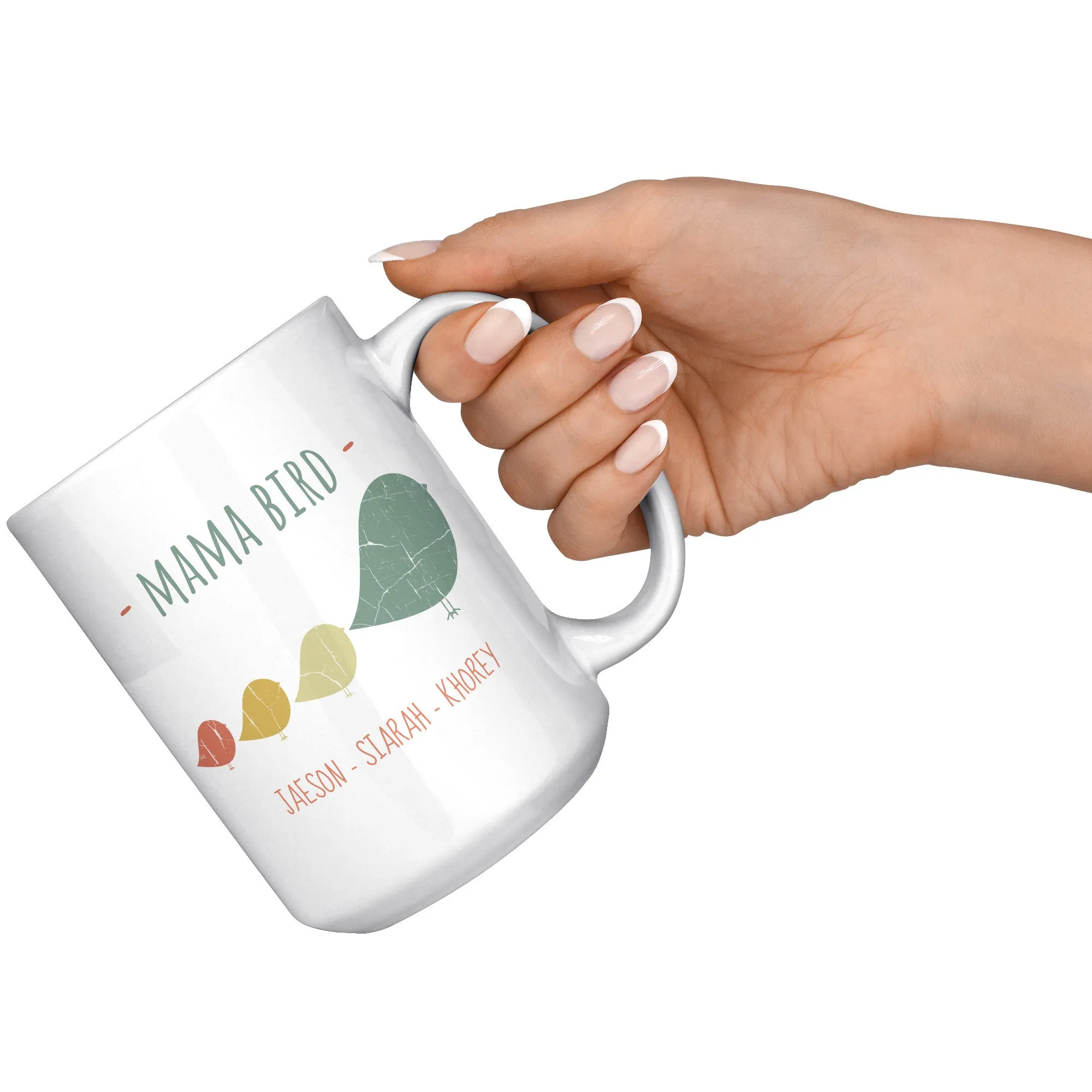 Mama Bird 15oz Ceramic Mug Jaeson Siarah Khorey