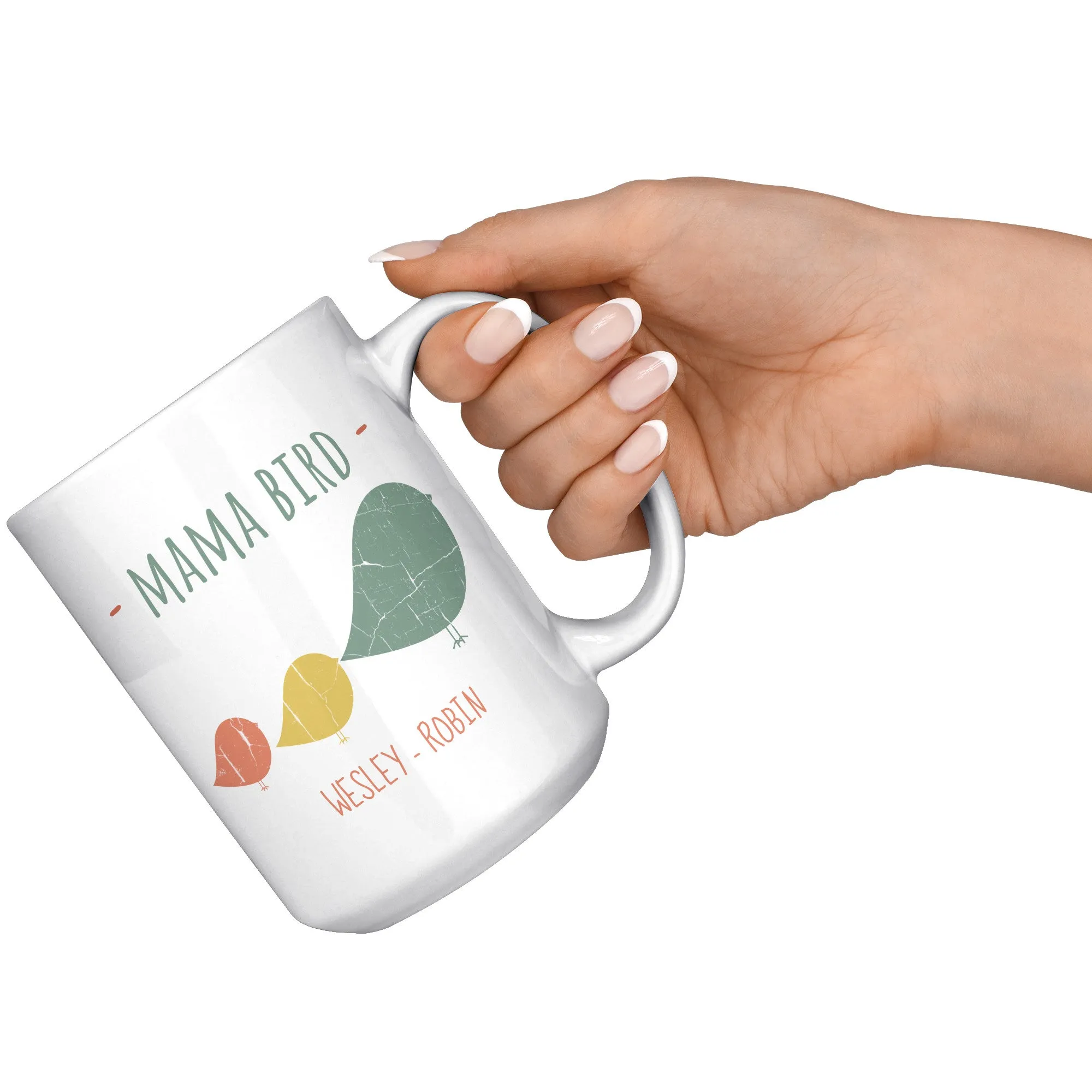 Mama Bird 15oz Ceramic Mug Wesley Robin