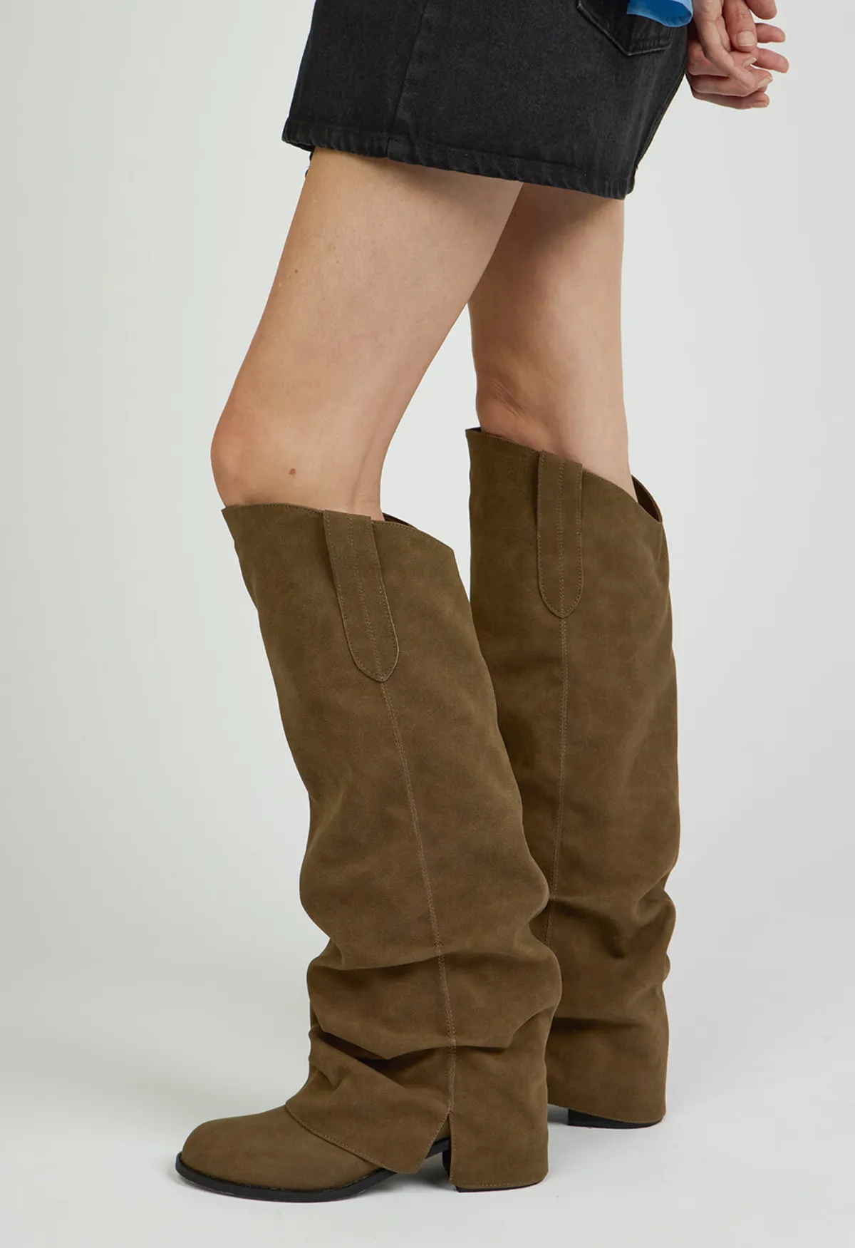 Marfa Suede Knee Boots