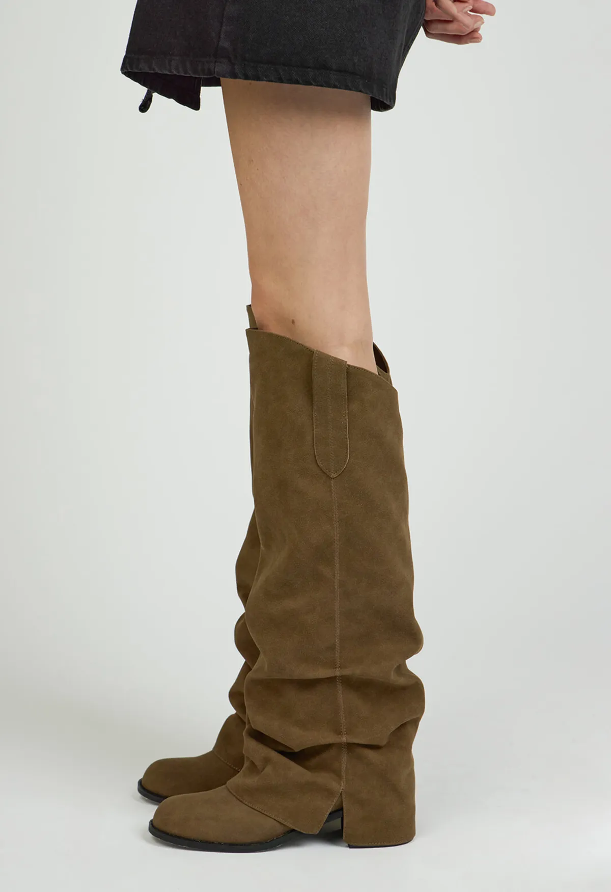 Marfa Suede Knee Boots