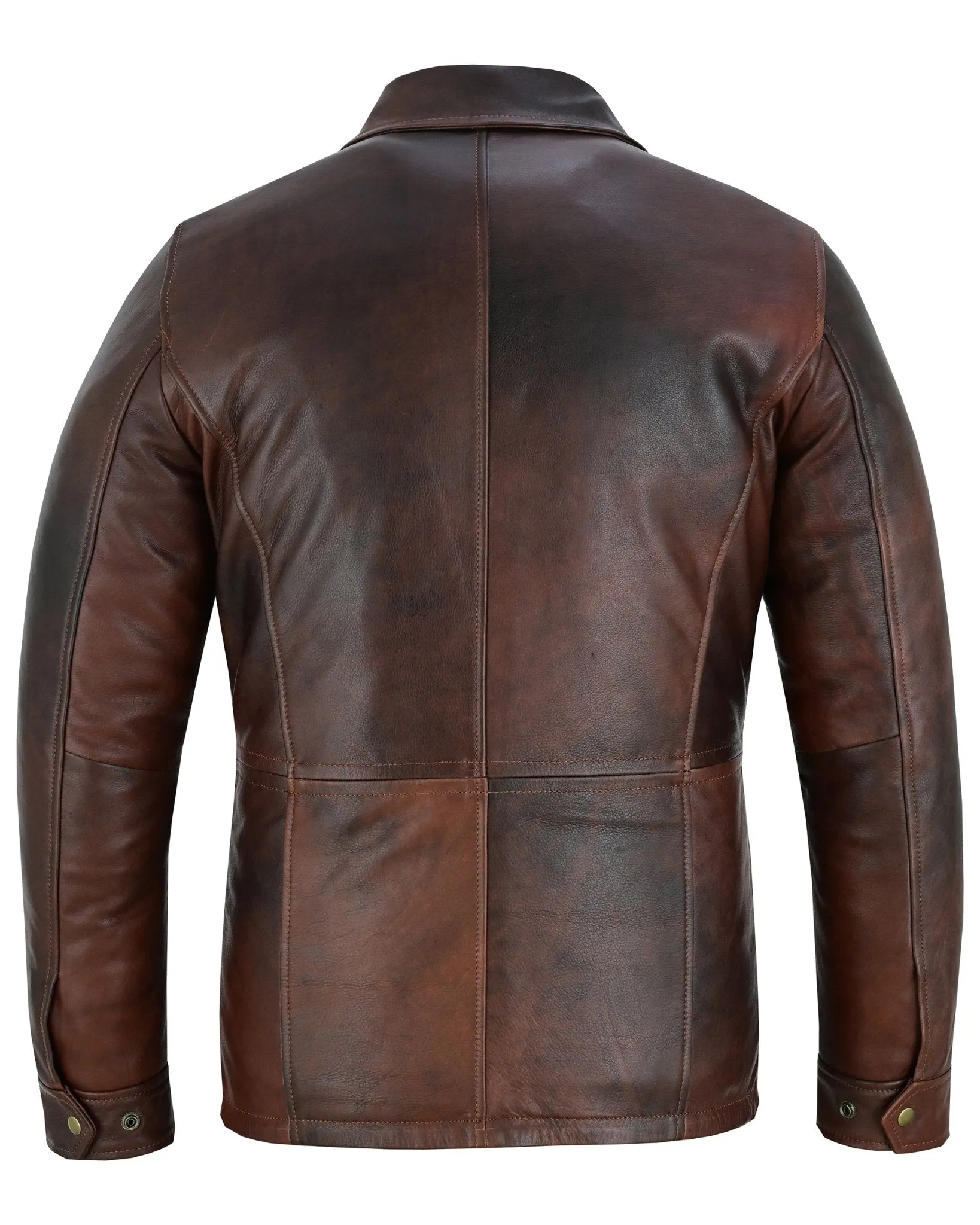 Men's Leather Jacket, Colchester - Smart Casual Leather Coat