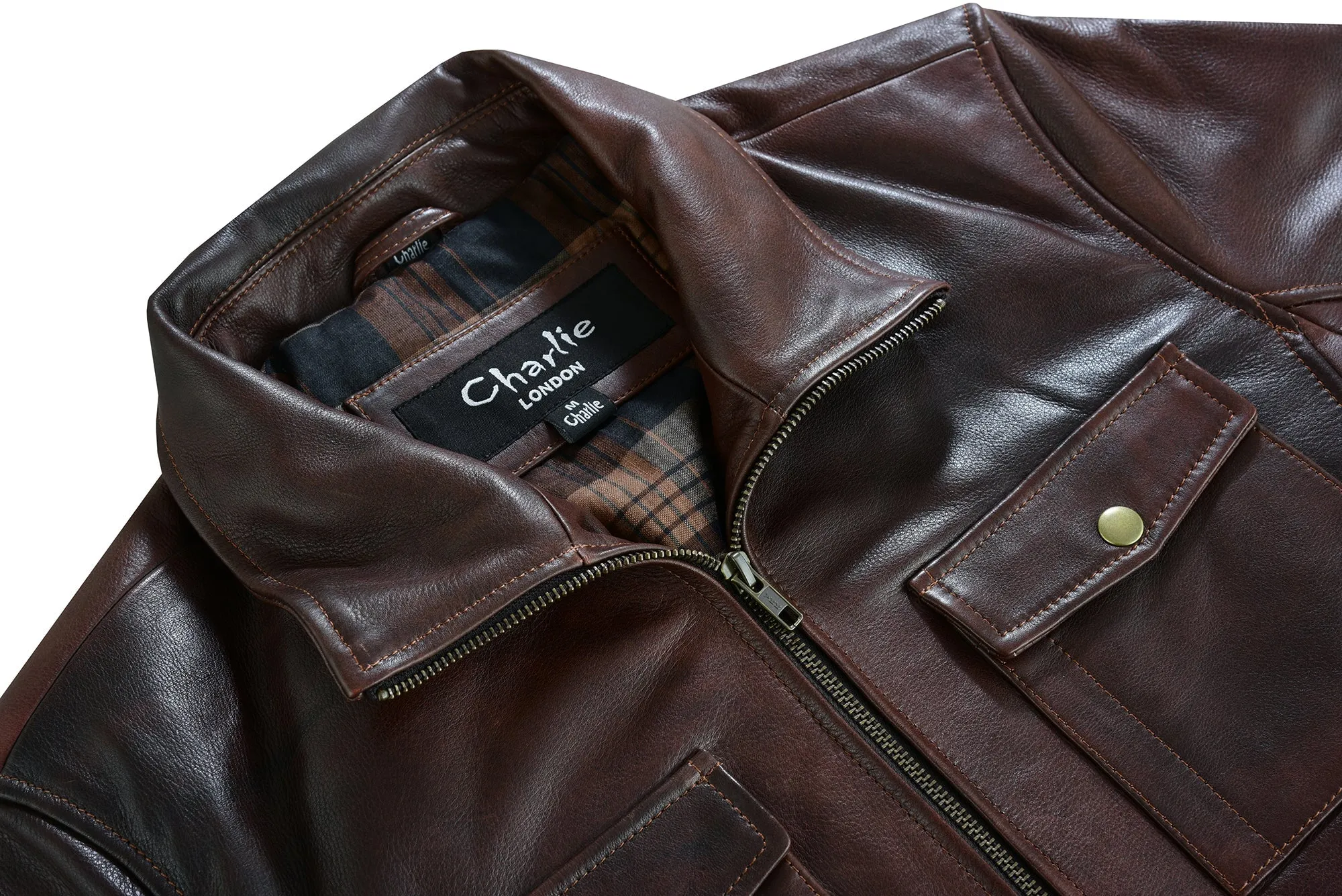 Men's Leather Jacket, Colchester - Smart Casual Leather Coat