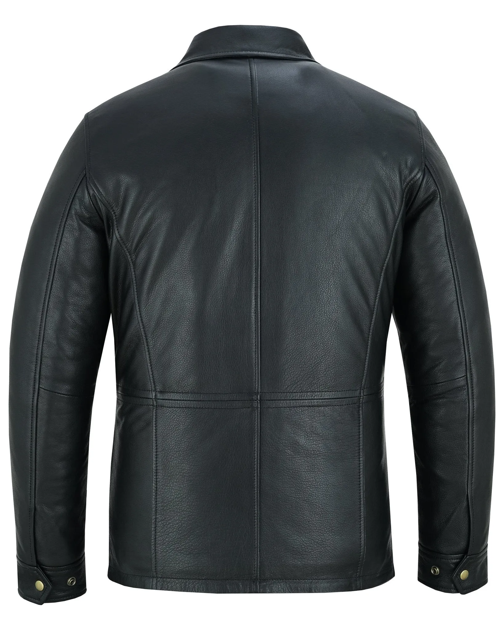 Men's Leather Jacket, Colchester - Smart Casual Leather Coat