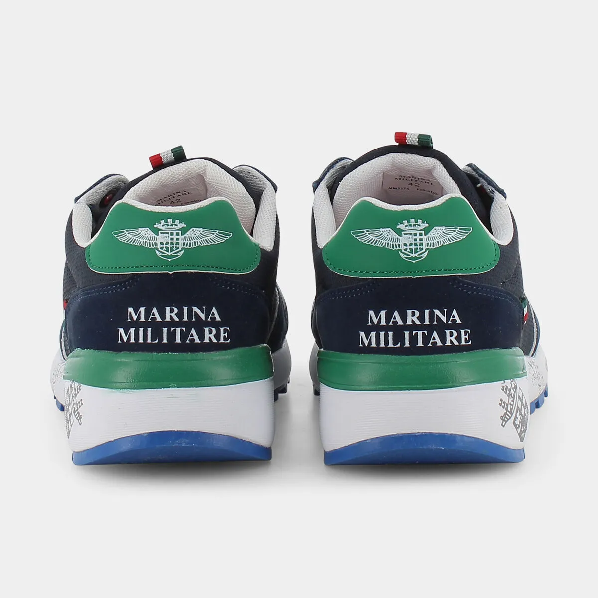 MM-2275BLU/BIANCO/VERDE- SNEAKERS