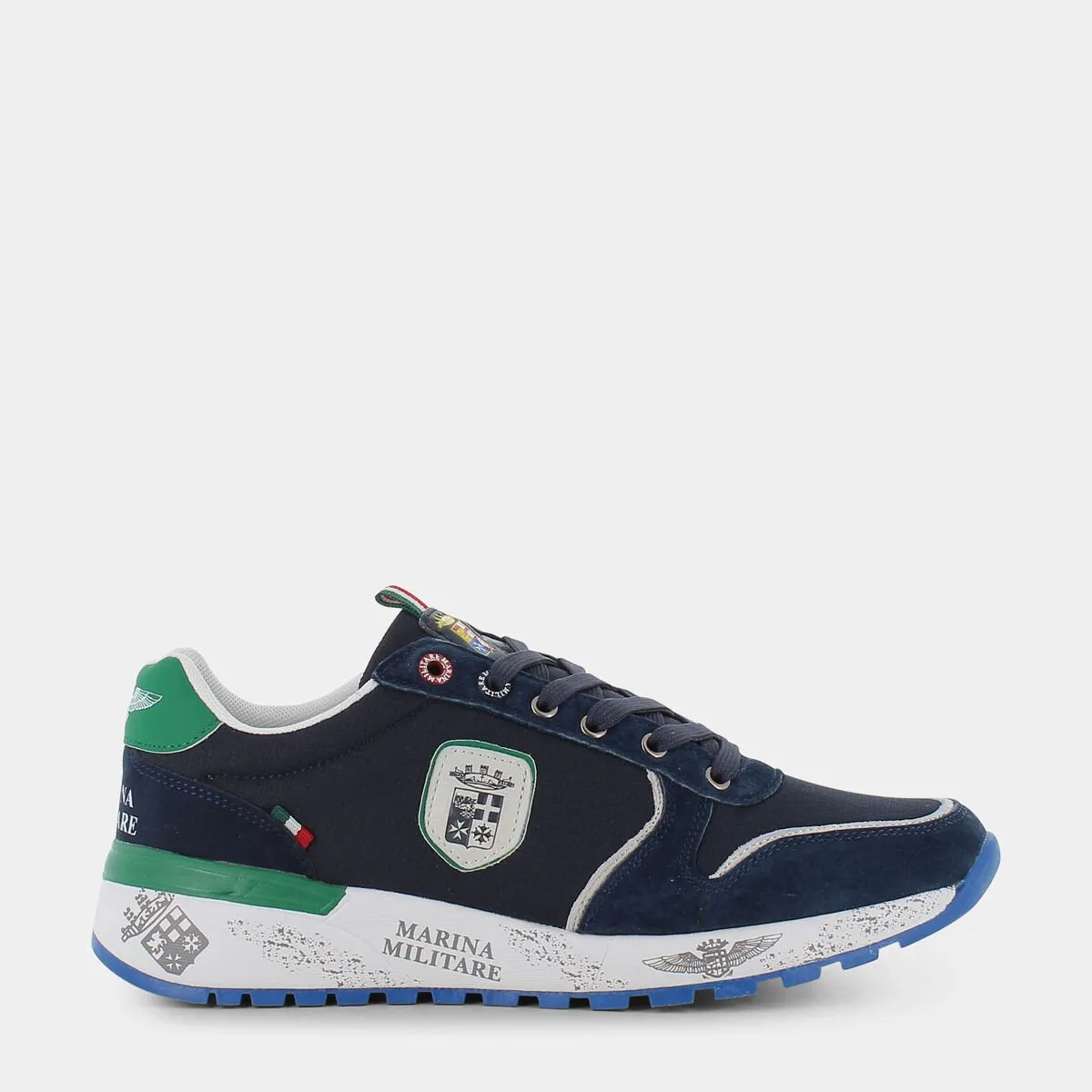 MM-2275BLU/BIANCO/VERDE- SNEAKERS