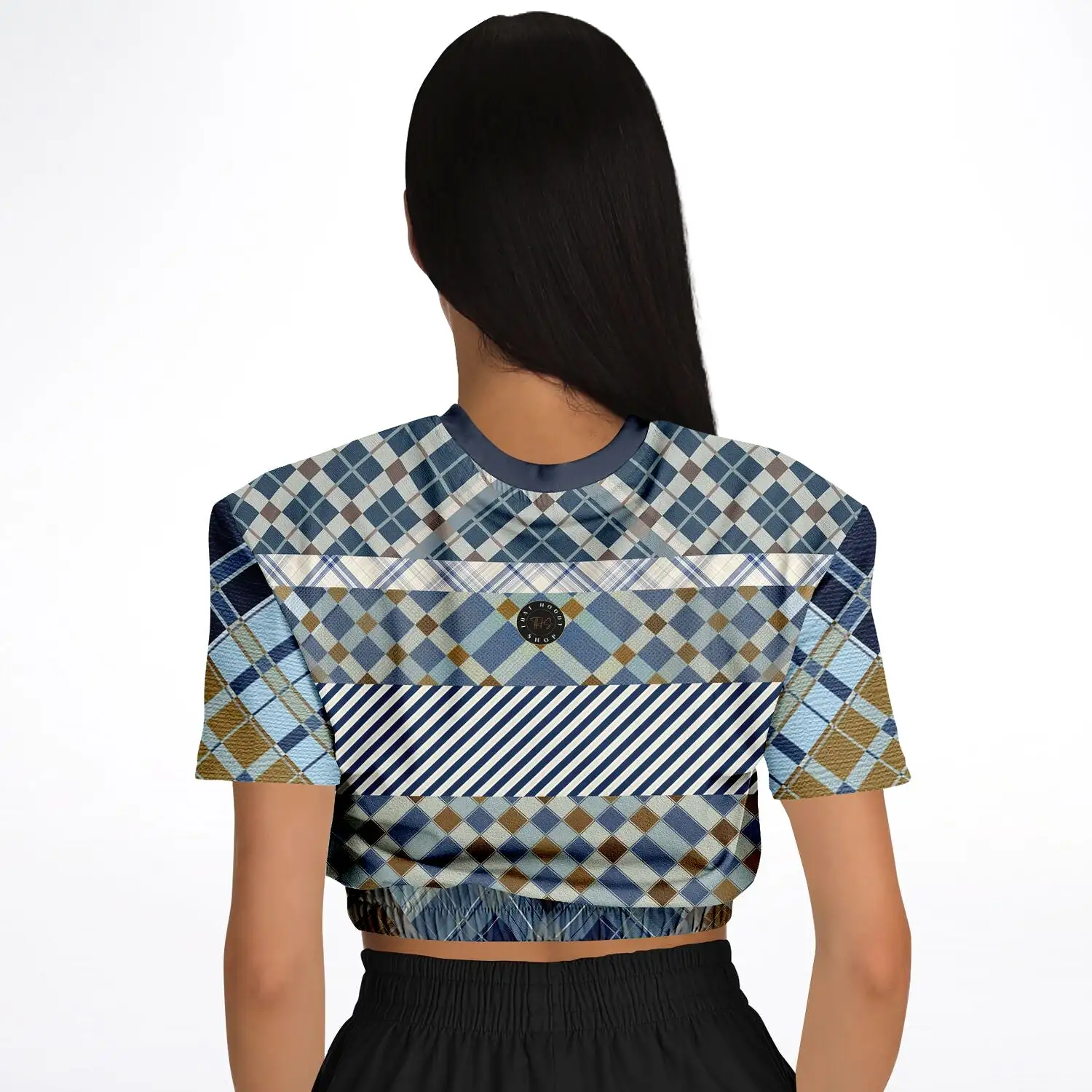 Nassau Short Sleeve Cropped Eco-Poly Sweater