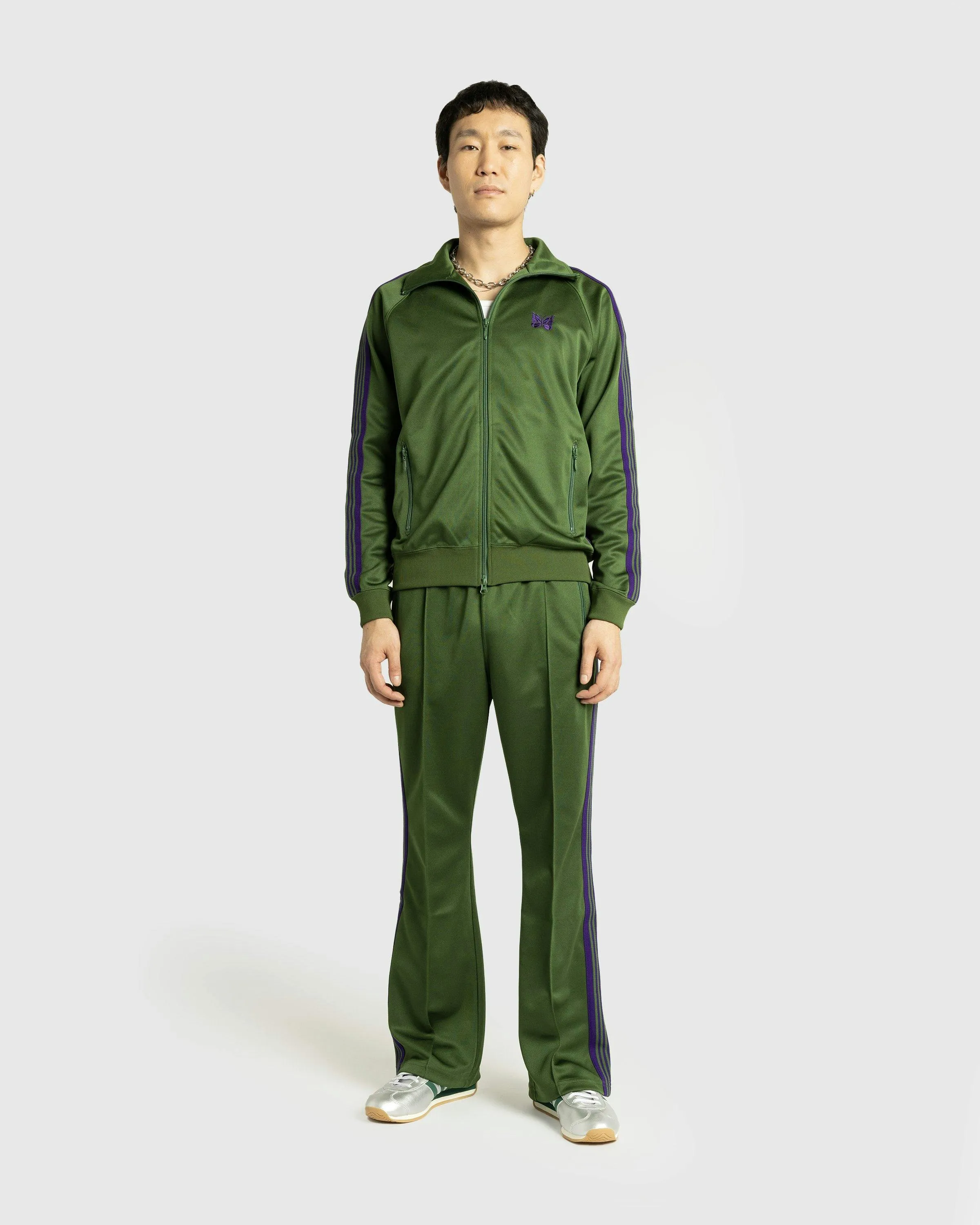 Needles – Poly Smooth Track Jacket Ivy Green | Highsnobiety Shop