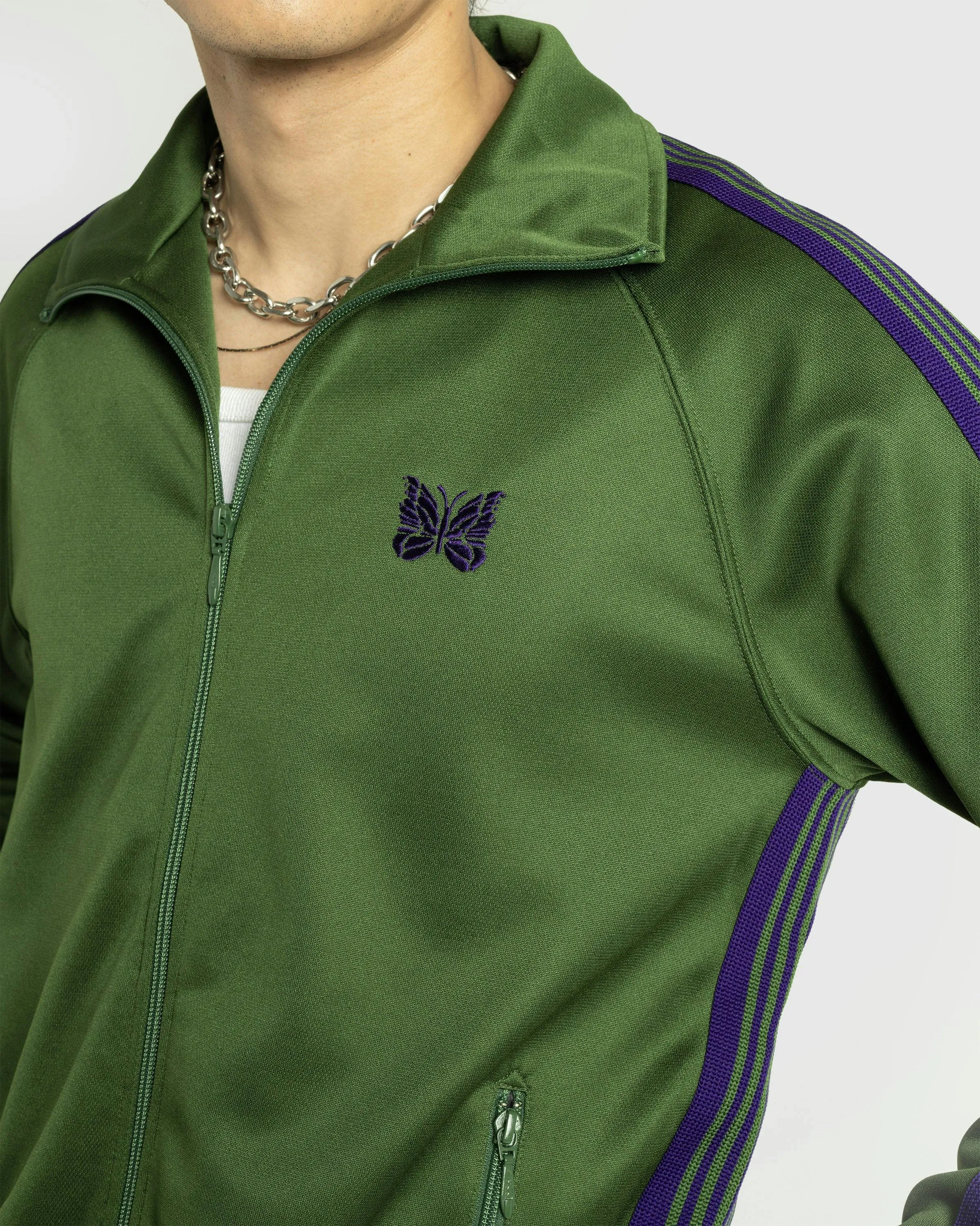 Needles – Poly Smooth Track Jacket Ivy Green | Highsnobiety Shop