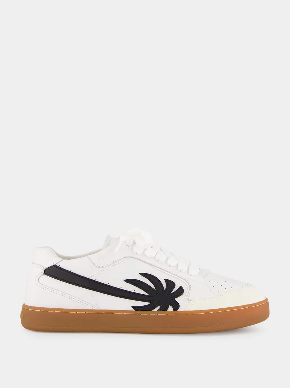 New Palm 1 White and Black Sneakers