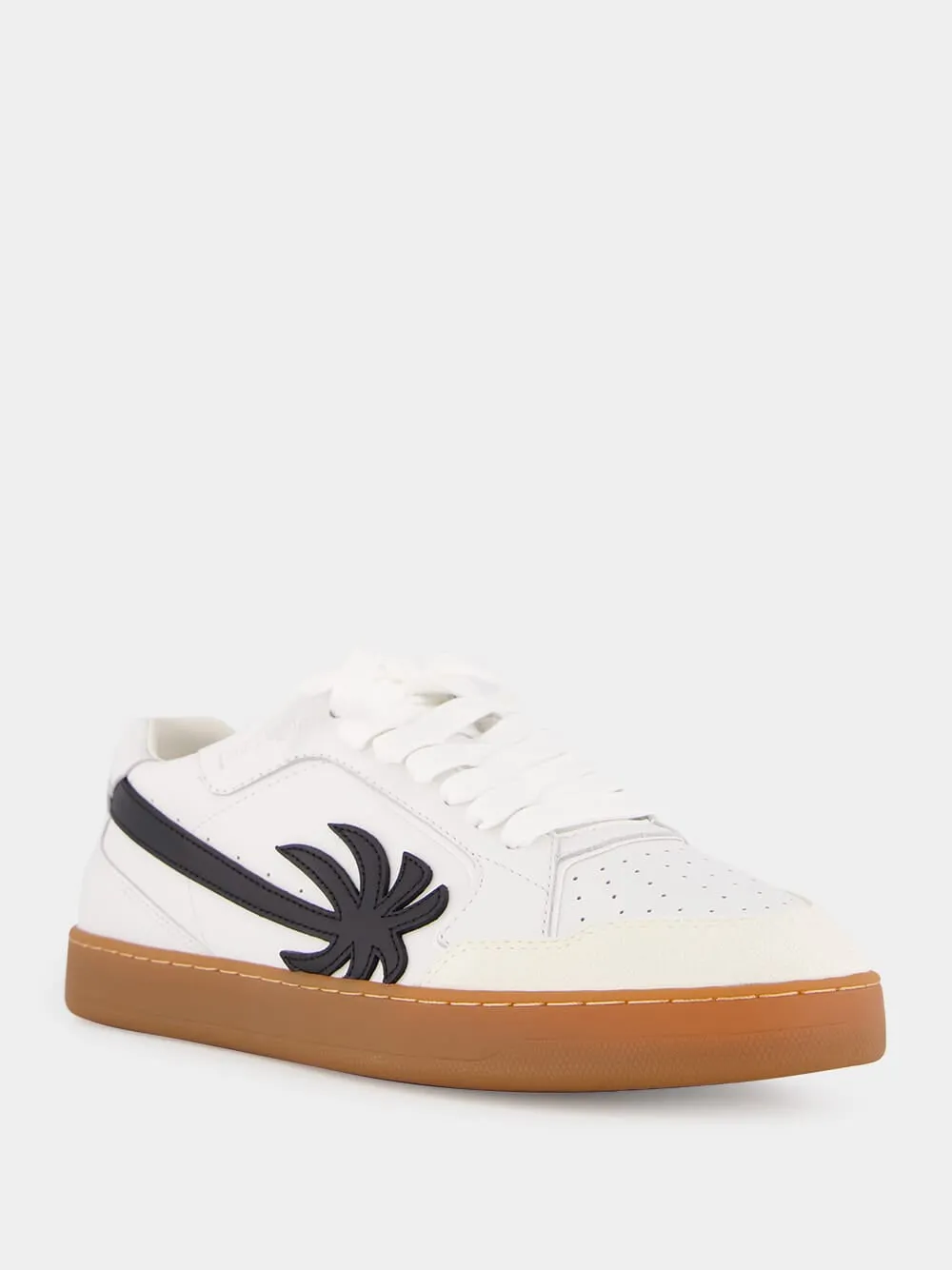 New Palm 1 White and Black Sneakers