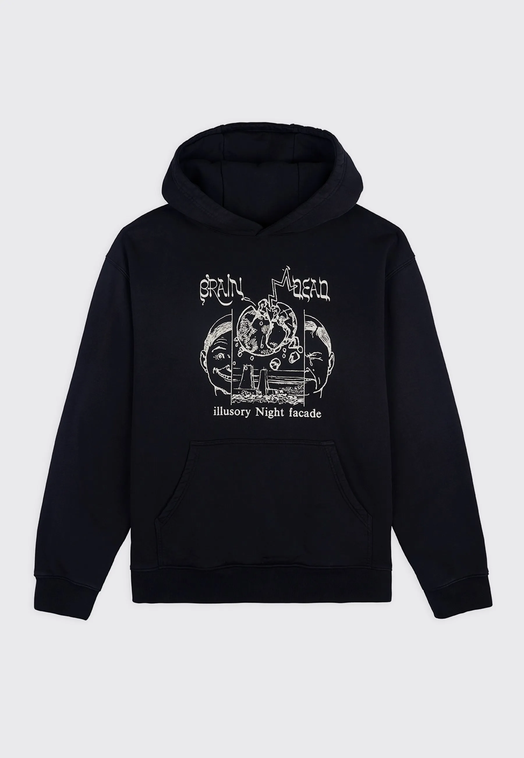 Night Facade Hoodie - black