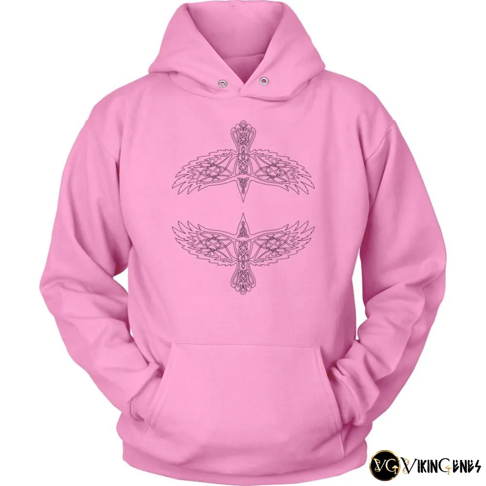 Odin's Ravens Hugin & Munin Hoodie